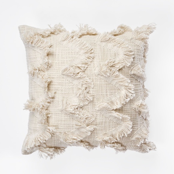 UNCOMMON JAMES. FRINGE PILLOW COVER - Picture 3 of 3